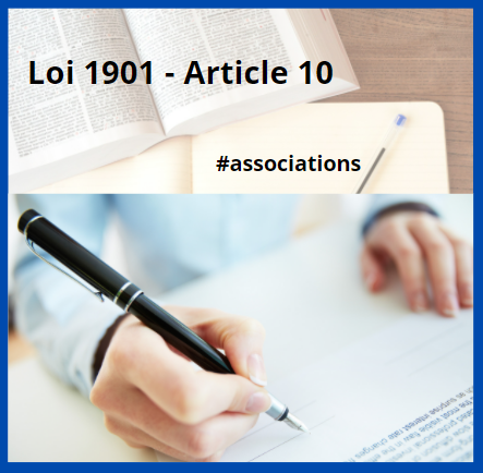 Image de l'article 10 de la loi 1901 pour les associations