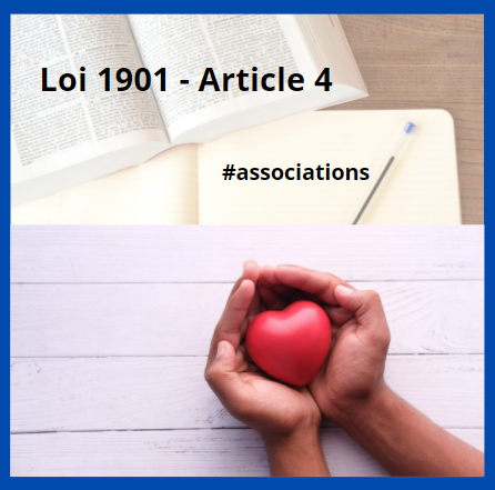 Image de l'article 4 de la loi 1901 pour les associations