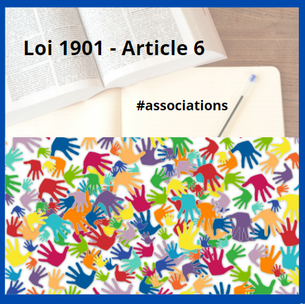 Image de l'article 6 de la loi 1901 pour les associations