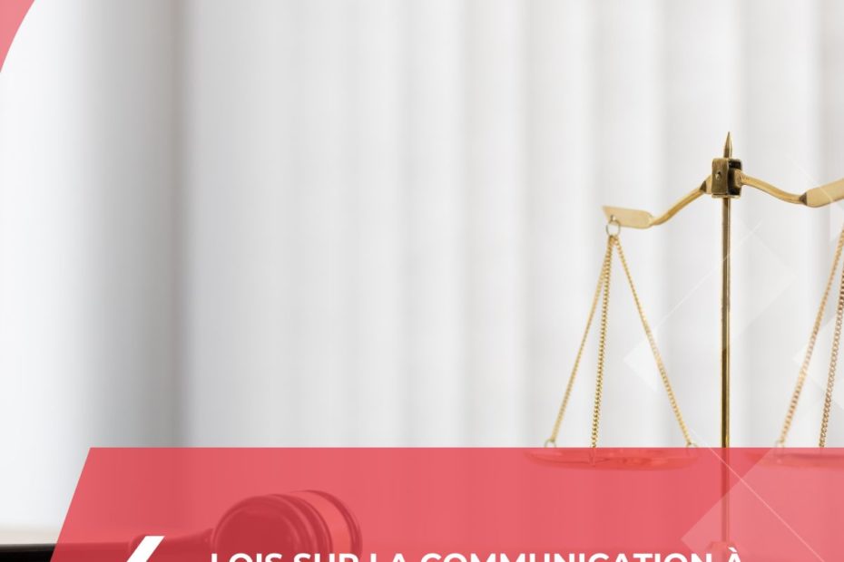 4 lois sur la communication à connaître par les associations.